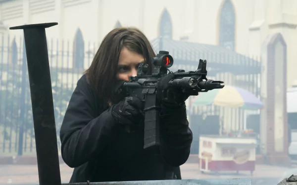 Lauren Cohan movie Mile 22 HD Desktop Wallpaper | Background Image