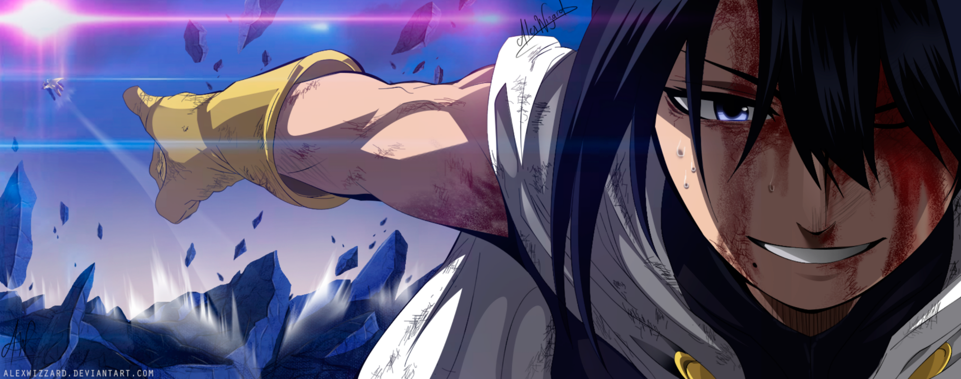 All Might and Nana Shimura HD Wallpaper by AlexWizzard