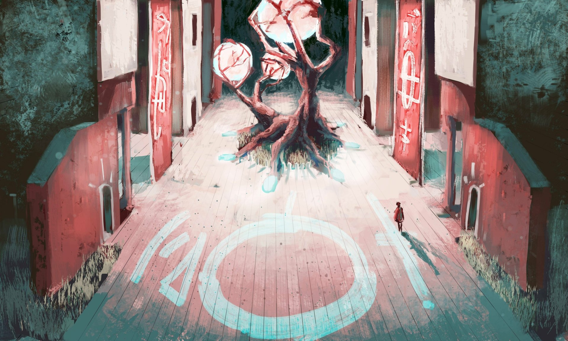 Download Fantasy Temple 4k Ultra HD Wallpaper