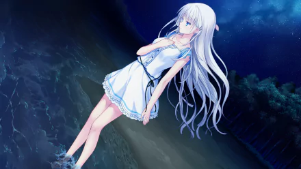 Naruse Shiroha Anime Summer Pockets HD Desktop Wallpaper | Background Image