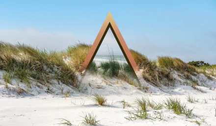 sand dune artistic landscape HD Desktop Wallpaper | Background Image