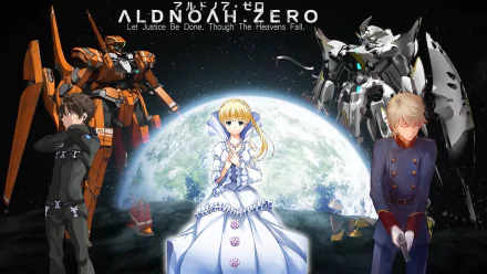 Slaine Troyard Asseylum Vers Allusia Inaho Kaizuka Anime Aldnoah.Zero HD Desktop Wallpaper | Background Image