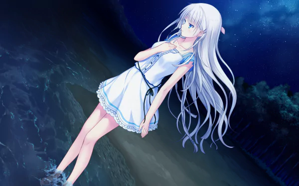 Naruse Shiroha Anime Summer Pockets HD Desktop Wallpaper | Background Image