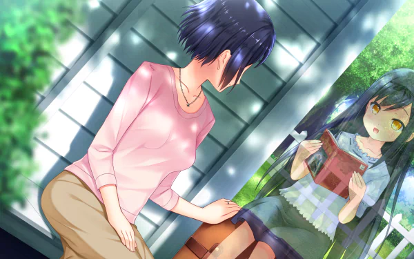 Hukushima Kamome Anime Summer Pockets HD Desktop Wallpaper | Background Image