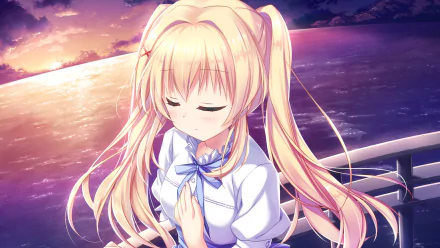 Tsumugi Wenders Anime Summer Pockets HD Desktop Wallpaper | Background Image