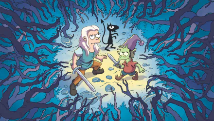 Luci (Disenchantment) Elfo (Disenchantment) Bean (Disenchantment) TV Show Disenchantment HD Desktop Wallpaper | Background Image