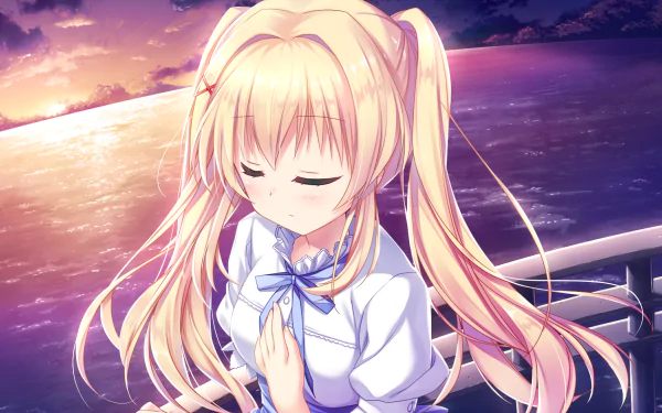 Tsumugi Wenders Anime Summer Pockets HD Desktop Wallpaper | Background Image