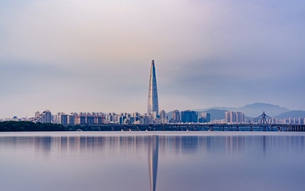 Man Made Seoul Cities South Korea Reflection Skyscraper Building City HD Wallpaper | Background Image