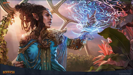 druid elf Kaladesh (Magic: The Gathering) Rashmi Eternities Crafter man made Magic: The Gathering HD Desktop Wallpaper | Background Image