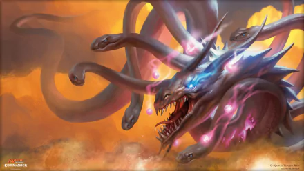 Commander (Magic: The Gathering) spirit dragon O-Kagachi Vengeful Kami man made Magic: The Gathering HD Desktop Wallpaper | Background Image