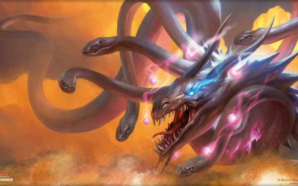 Game Magic: The Gathering O-Kagachi Vengeful Kami Dragon Spirit Commander HD Wallpaper | Background Image