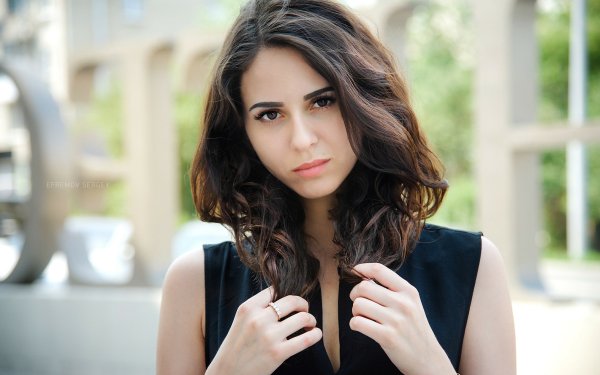 Women Model Brunette Face Brown Eyes HD Wallpaper | Background Image