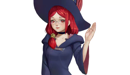 Ursula Callistis Anime Little Witch Academia HD Desktop Wallpaper | Background Image