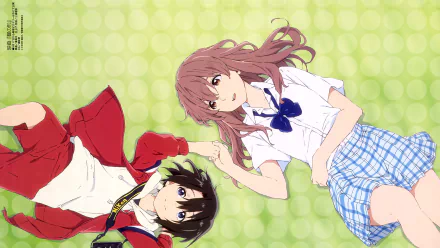 Yuzuru Nishimiya Shouko Nishimiya Anime A Silent Voice HD Desktop Wallpaper | Background Image