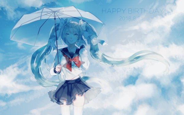 Anime Vocaloid Hatsune Miku HD Wallpaper | Background Image