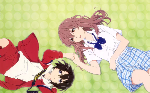 Yuzuru Nishimiya Shouko Nishimiya Anime A Silent Voice HD Desktop Wallpaper | Background Image