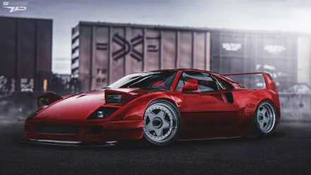 Ferrari vehicle Ferrari F40 HD Desktop Wallpaper | Background Image
