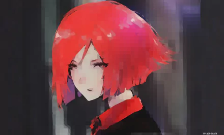 red hair Anime Original HD Desktop Wallpaper | Background Image