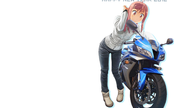 Anime Original Motorcycle HD Wallpaper | Background Image