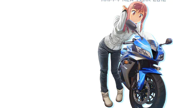motorcycle Anime Original anime motorcycle HD Desktop Wallpaper | Background Image