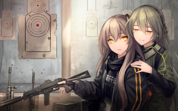 UMP45 (Girls Frontline) UMP40 (Girls Frontline) video game Girls Frontline HD Desktop Wallpaper | Background Image