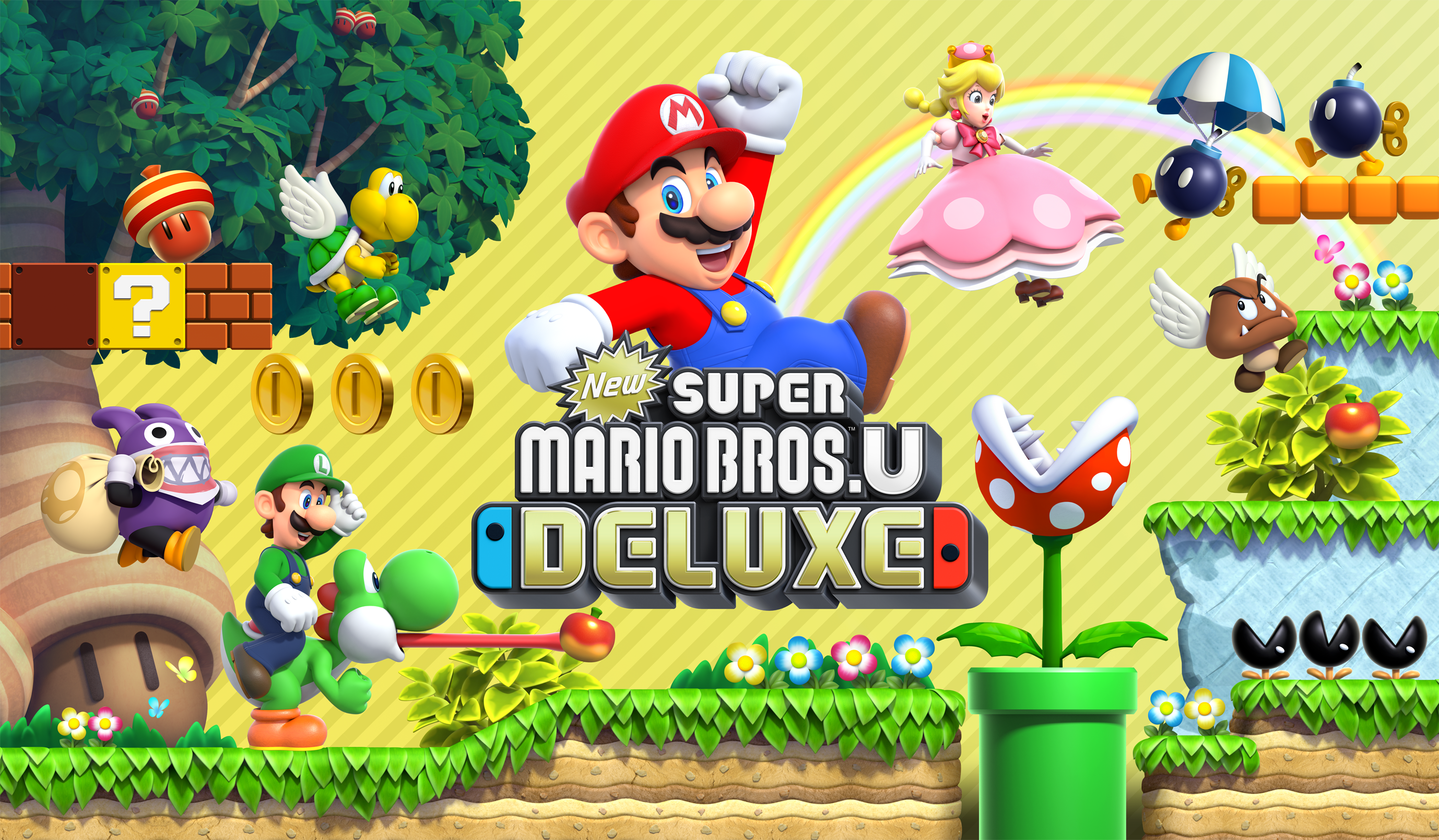 New Super Mario Bros. U Deluxe HD Wallpaper