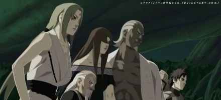 Tsuchikage (Naruto) Meï Terumî Gaara (Naruto) Raikage (Naruto) Tsunade (Naruto) Anime Naruto HD Desktop Wallpaper | Background Image