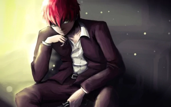 Karma Akabane Anime Assassination Classroom HD Desktop Wallpaper | Background Image