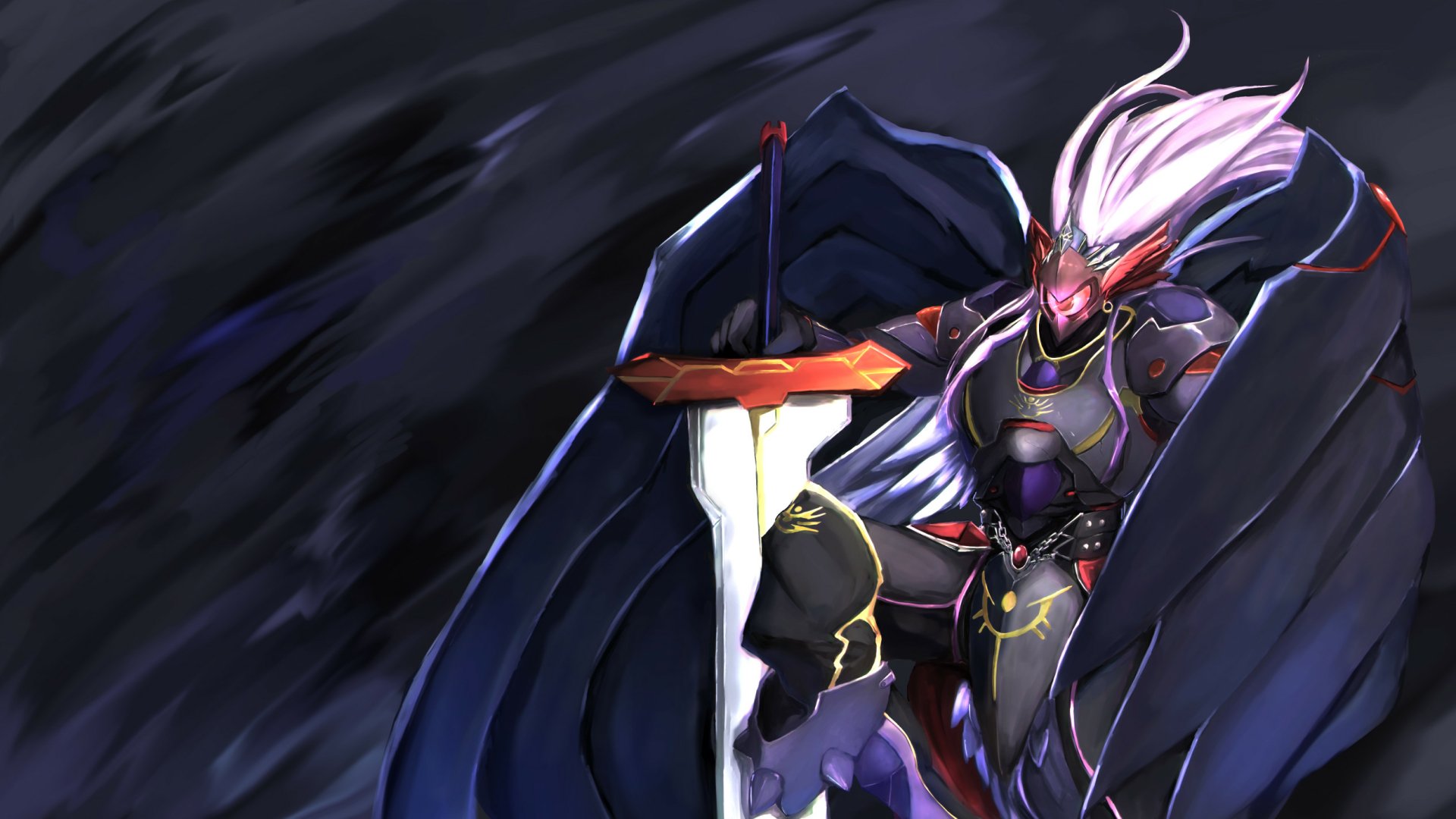 Download Anime Yu-Gi-Oh! Black Luster Soldier HD Wallpaper by ステディオ