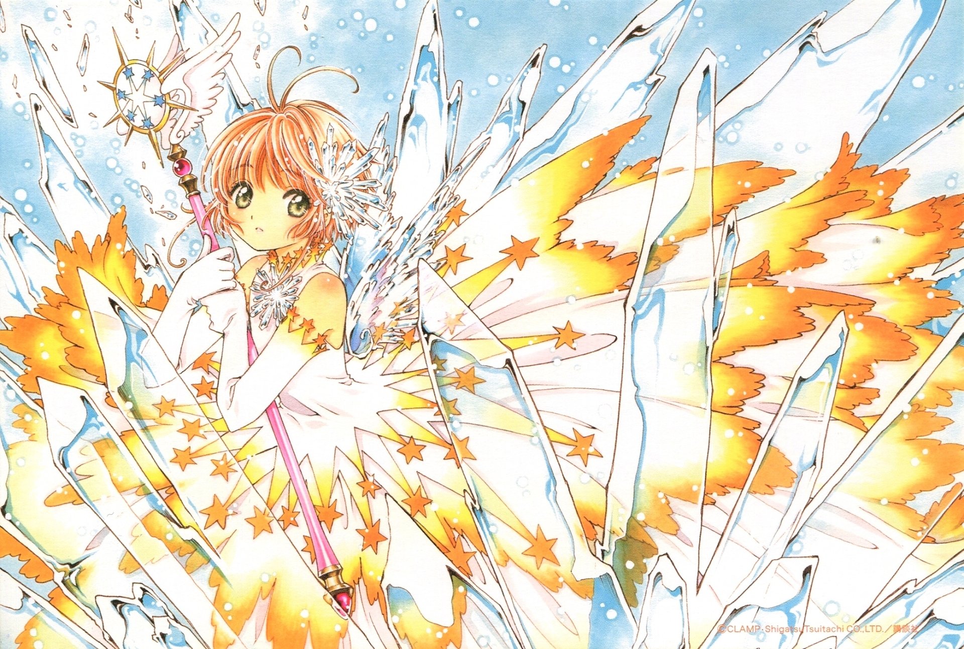 Download Sakura Kinomoto Anime Cardcaptor Sakura HD Wallpaper by clamp