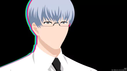 white hair Kishou Arima minimalist Tokyo Ghoul Tokyo Ghoul √A Anime Tokyo Ghoul:re minimalist anime HD Desktop Wallpaper | Background Image