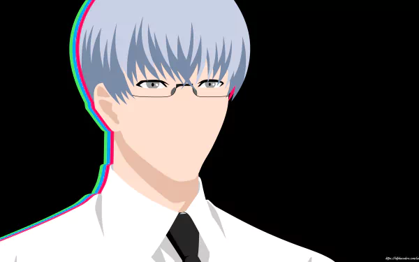 white hair Kishou Arima minimalist Tokyo Ghoul Tokyo Ghoul √A Anime Tokyo Ghoul:re minimalist anime HD Desktop Wallpaper | Background Image