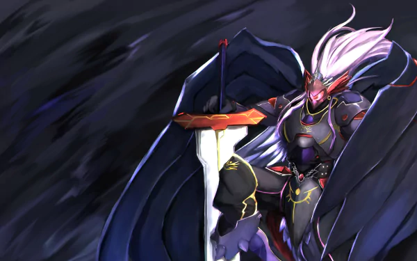 Anime Yu-Gi-Oh! Black Luster Soldier HD Desktop Wallpaper | Background Image