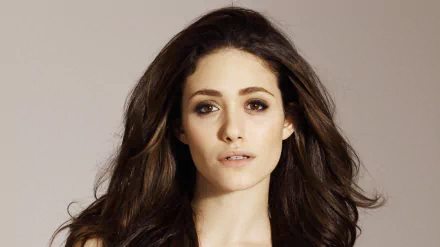 brown eyes brunette American face actress Celebrity Emmy Rossum HD Desktop Wallpaper | Background Image