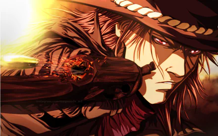 Brad Burns Anime Green Blood HD Desktop Wallpaper | Background Image