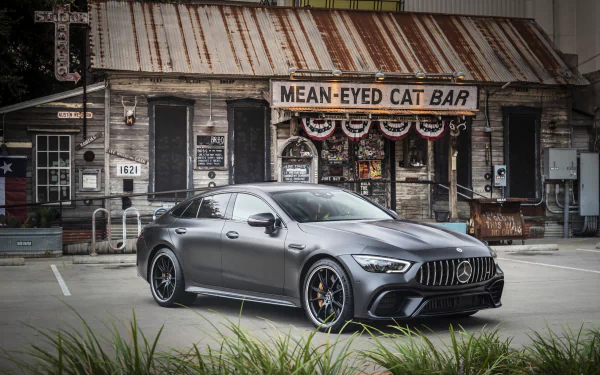 supercar silver car Mercedes-AMG vehicle Mercedes-AMG GT HD Desktop Wallpaper | Background Image