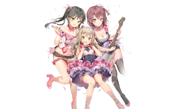 Anime Original Girl Band HD Wallpaper | Background Image