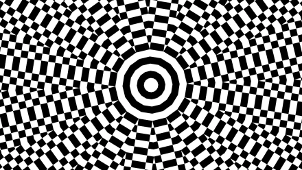 Black & White checkerboard Abstract kaleidoscope HD Desktop Wallpaper | Background Image
