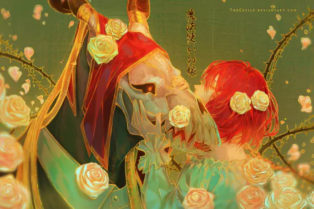 Elias Ainsworth Chise Hatori Anime The Ancient Magus' Bride HD Desktop Wallpaper | Background Image