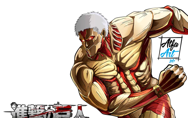 Reiner Braun Anime Attack on Titan HD Desktop Wallpaper | Background Image