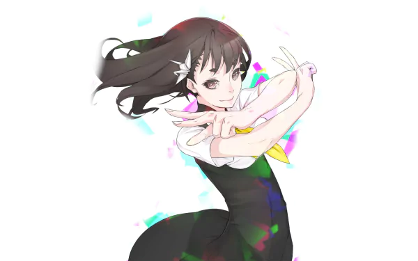 smile long hair black hair Hajime Ichinose Anime Gatchaman Crowds HD Desktop Wallpaper | Background Image