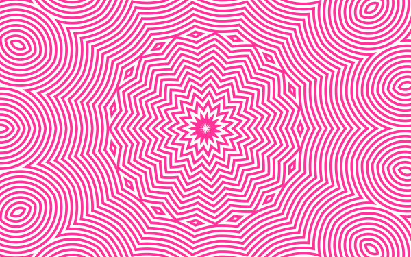 Abstract Kaleidoscope Pink Lines HD Wallpaper | Background Image