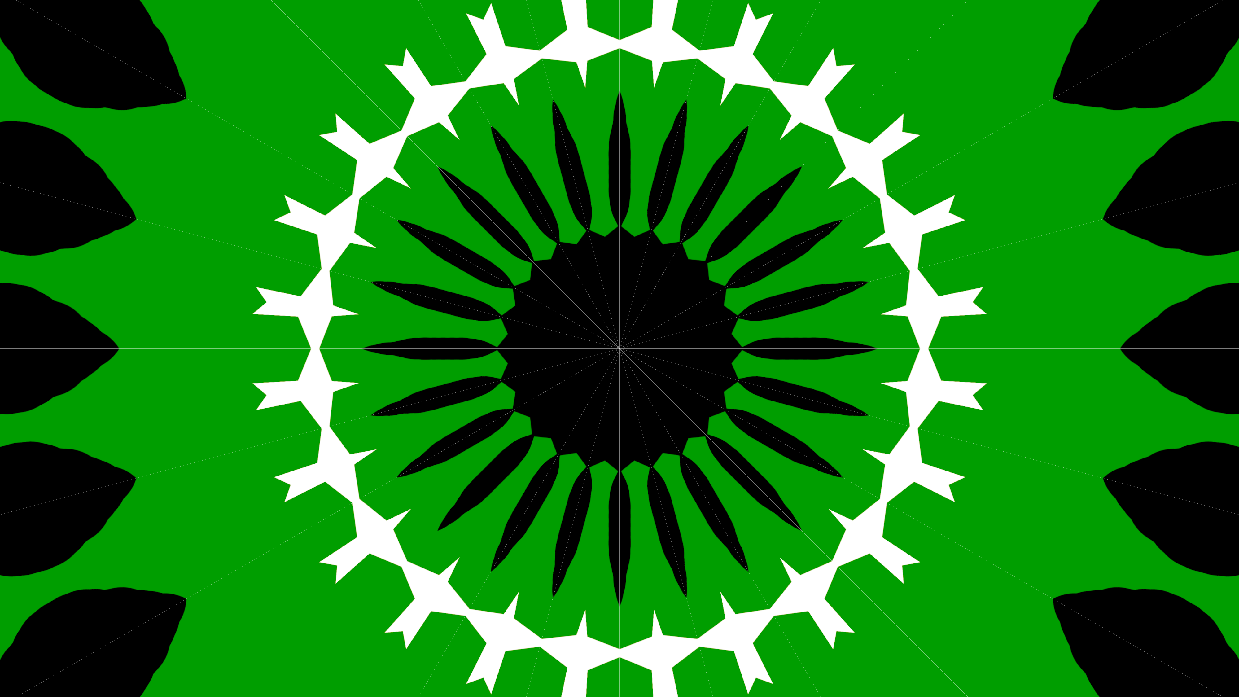 Download Green Abstract Kaleidoscope 4k Ultra HD Wallpaper by KEJI