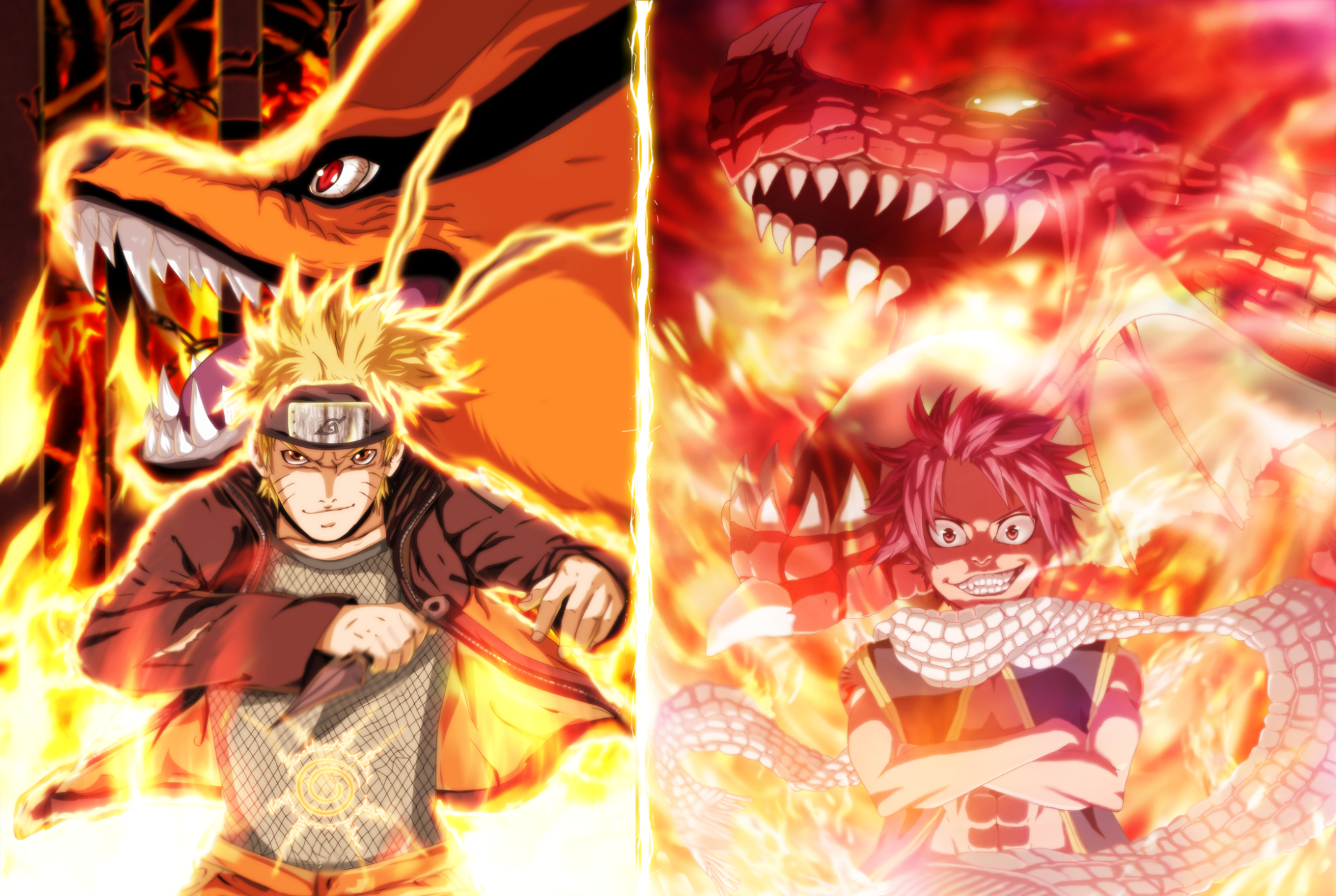 Natsu Dragneel  LEVIATHAN TAIL