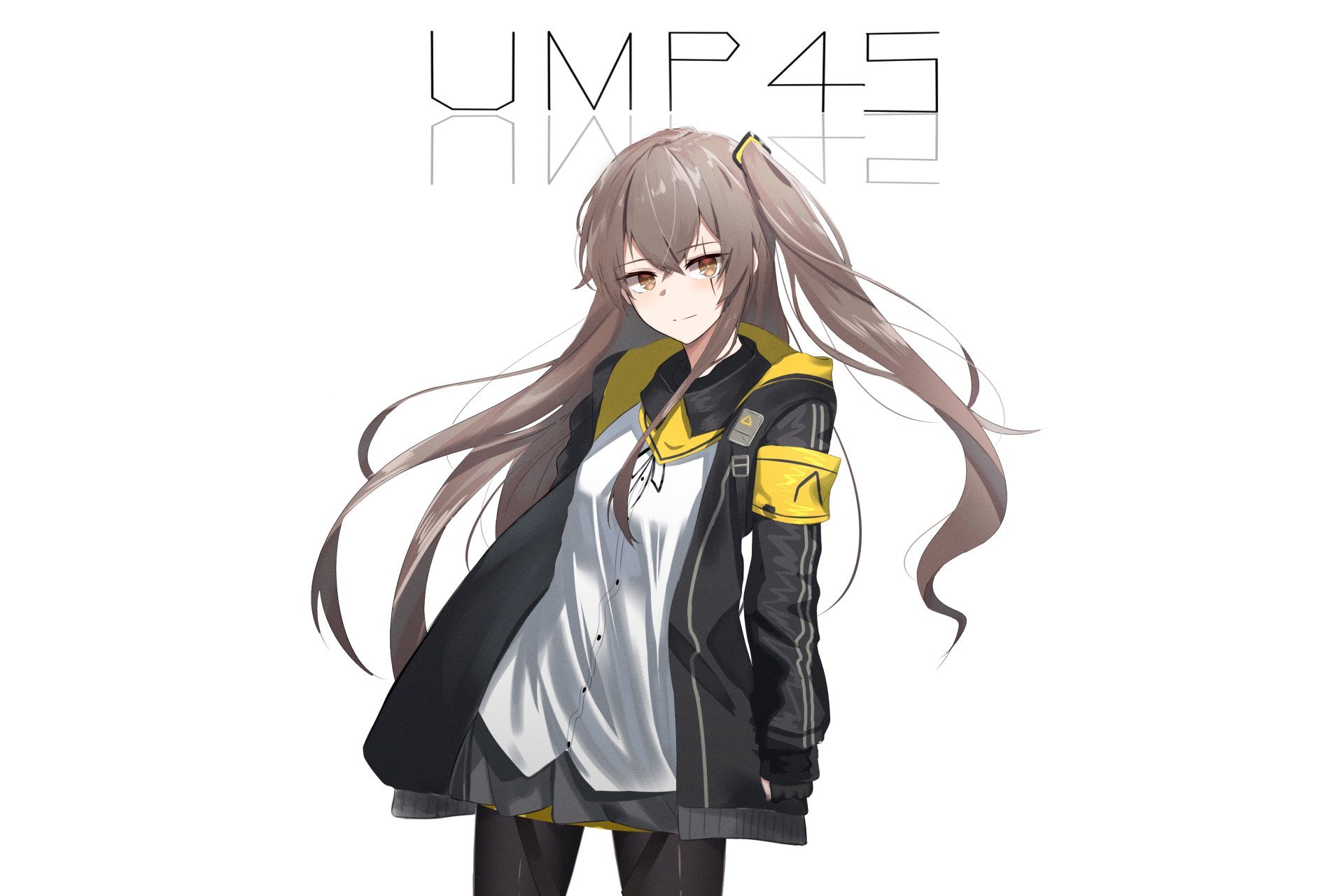 Download UMP45 (Girls Frontline) Video Game Girls Frontline HD Wallpaper by Panda