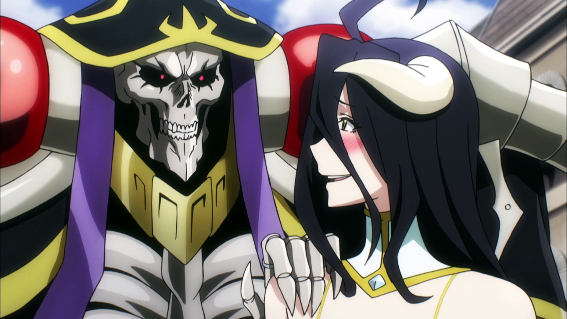 Download Albedo Overlord Ainz Ooal Gown Anime Overlord Hd Wallpaper