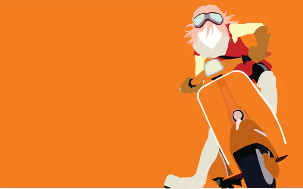 Haruko Haruhara Anime FLCL HD Desktop Wallpaper | Background Image