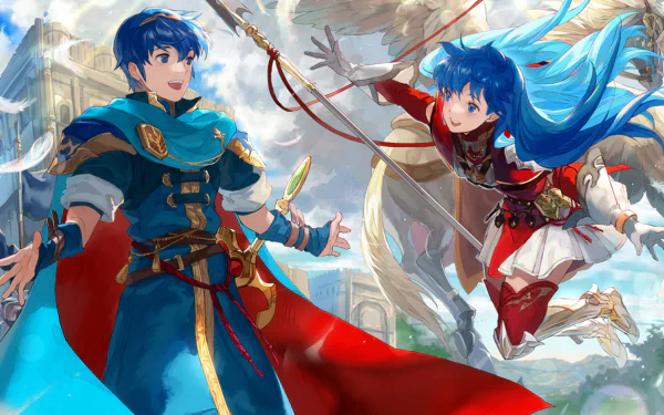 Marth (Fire Emblem) Caeda (Fire Emblem) video game Fire Emblem HD Desktop Wallpaper | Background Image