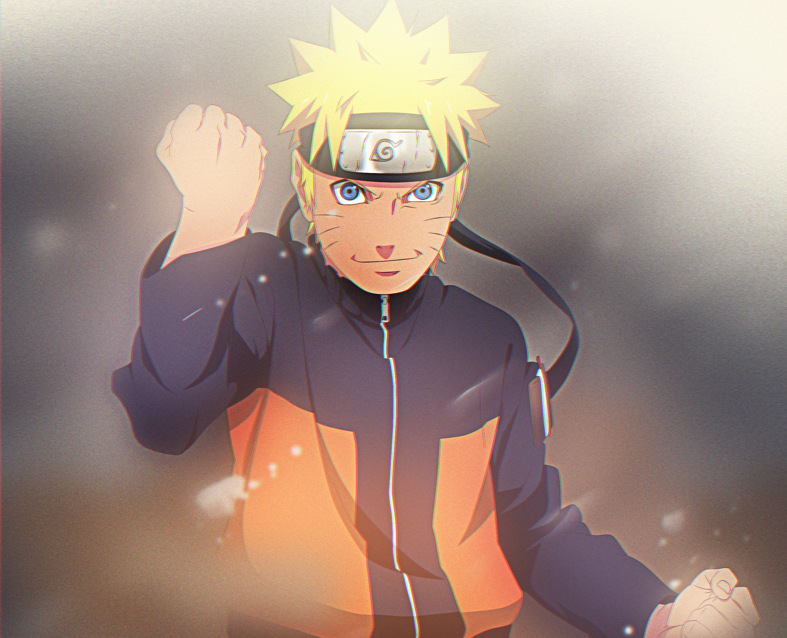 Estilo anime naruto uzumaki