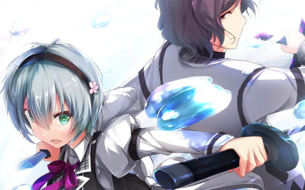 Nagi Arisuin Shizuku Kurogane Anime Chivalry of a Failed Knight HD Desktop Wallpaper | Background Image